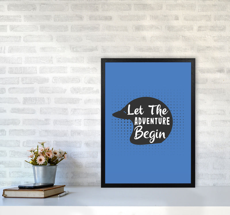 Let The Adventure Begin Art Print by Jason Stanley A2 White Frame