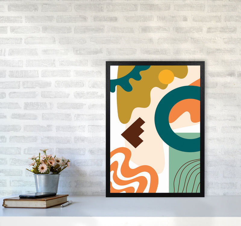 Abstract Expression III Art Print by Jason Stanley A2 White Frame