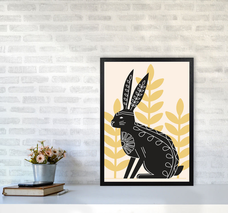 Bunny's Natural Habitat Art Print by Jason Stanley A2 White Frame