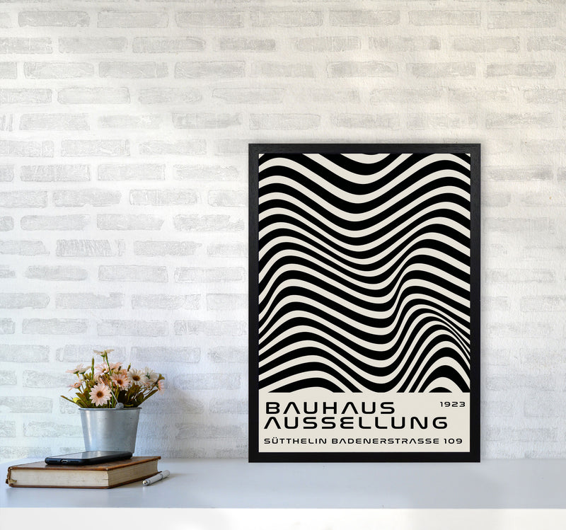 Bauhaus Black And White Art Print by Jason Stanley A2 White Frame