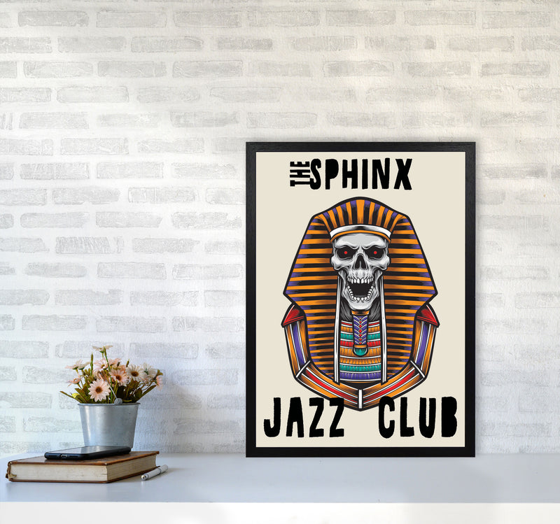 The Sphinx Jazz Club Art Print by Jason Stanley A2 White Frame