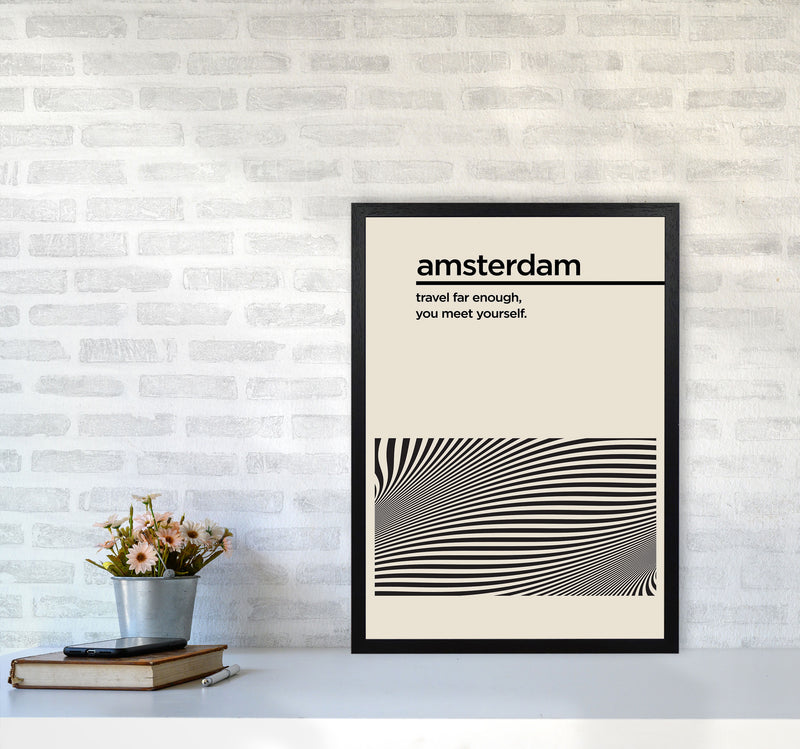 Amsterdam Travel II Art Print by Jason Stanley A2 White Frame