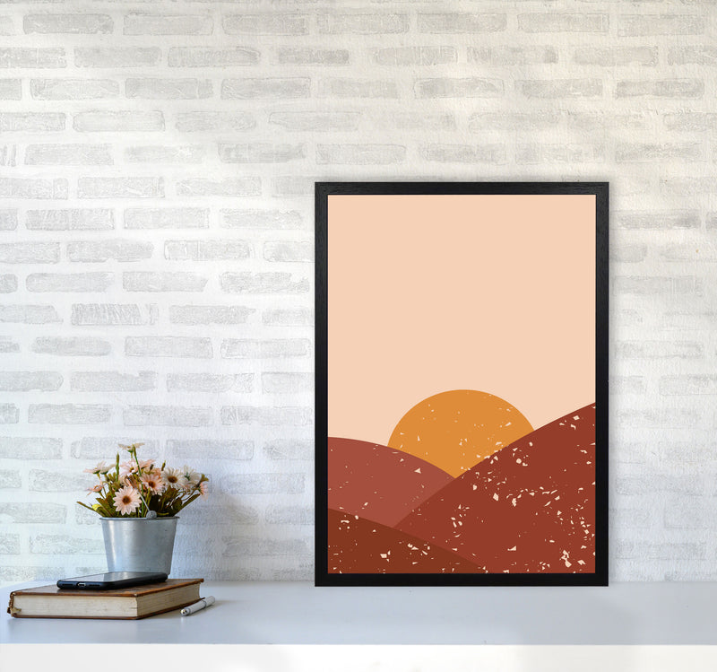 The Perfect Sunset Art Print by Jason Stanley A2 White Frame