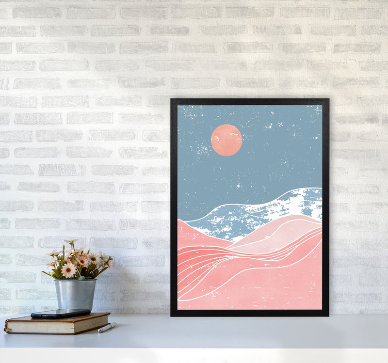 Washed Out Sunrise Art Print by Jason Stanley A2 White Frame