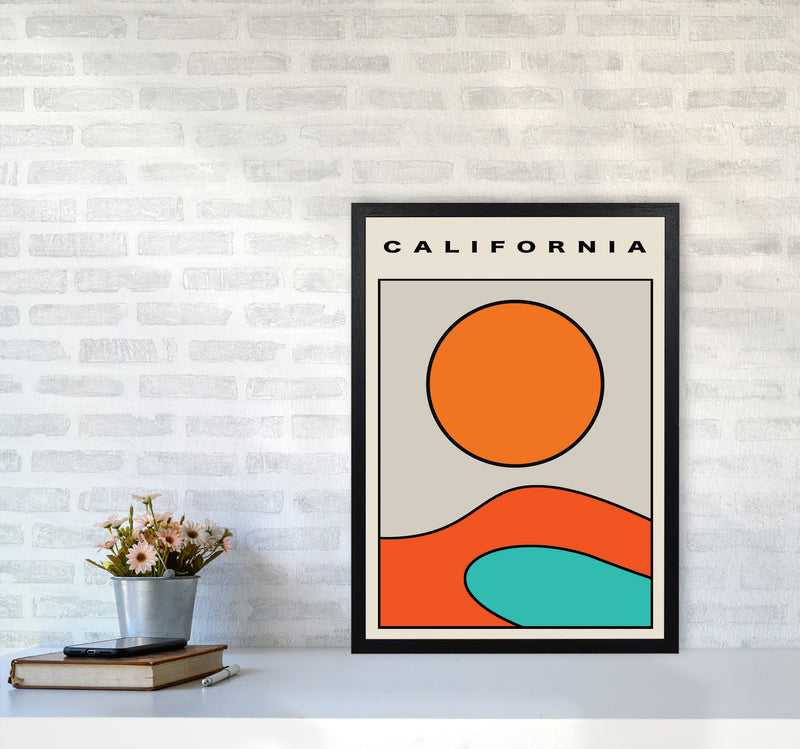 California Vibes! Art Print by Jason Stanley A2 White Frame