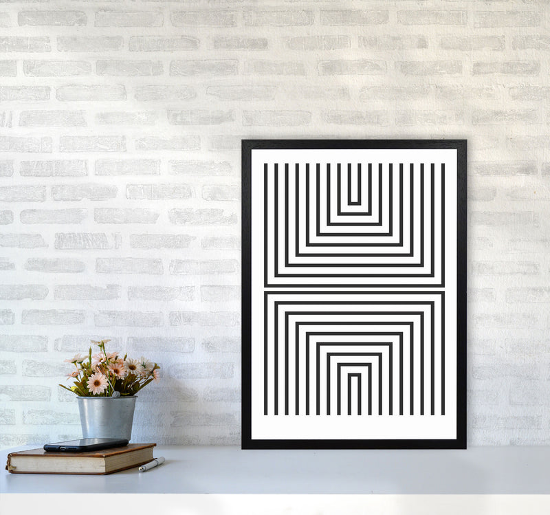 Pattern Series -3 Art Print by Jason Stanley A2 White Frame