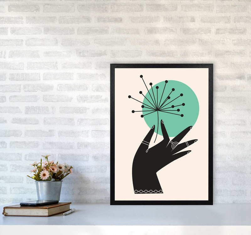 Abstract Hand II Art Print by Jason Stanley A2 White Frame