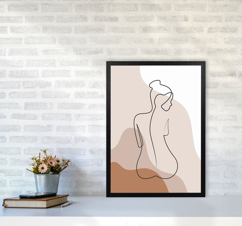 Female Figure II Art Print by Jason Stanley A2 White Frame