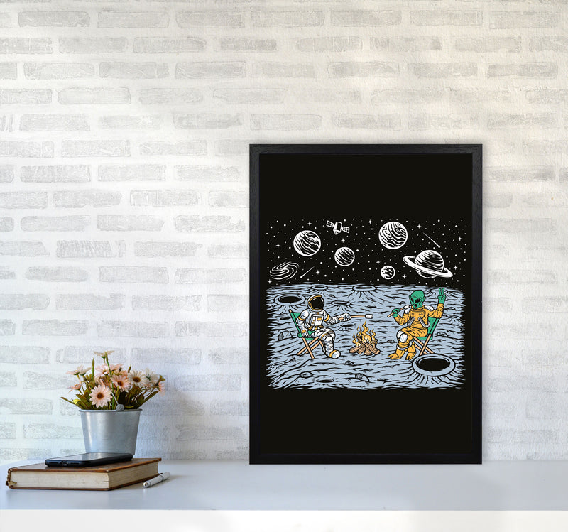 Space Camp Vibes Art Print by Jason Stanley A2 White Frame