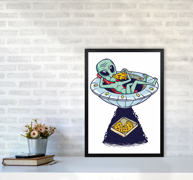 Delivery Please Art Print by Jason Stanley A2 White Frame
