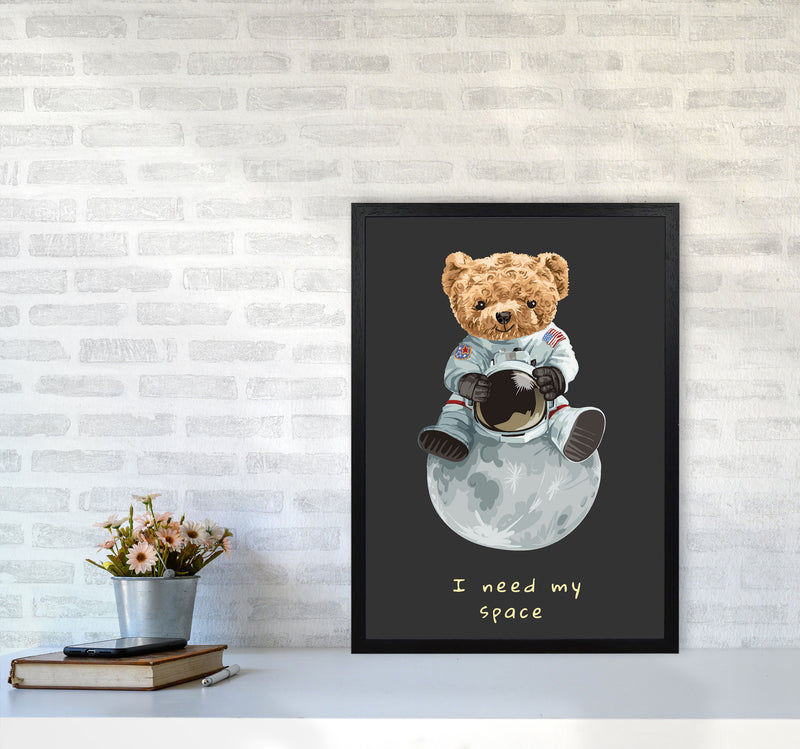 I Need My Space Art Print by Jason Stanley A2 White Frame