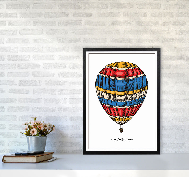 Hot Air Balloon Art Print by Jason Stanley A2 White Frame