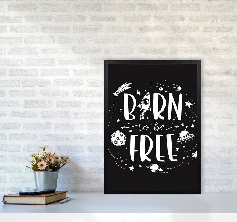Born To Be Free Art Print by Jason Stanley A2 White Frame