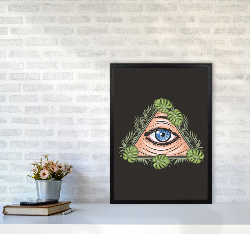 All Seeing Eye Art Print by Jason Stanley A2 White Frame