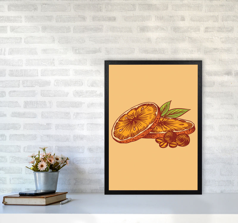 Orange Slices Art Print by Jason Stanley A2 White Frame