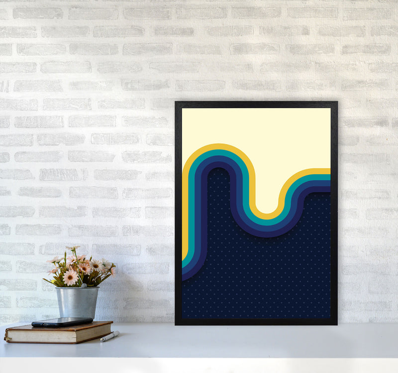 Melty Vibes II Art Print by Jason Stanley A2 White Frame