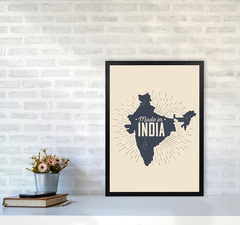 Made In India Art Print by Jason Stanley A2 White Frame
