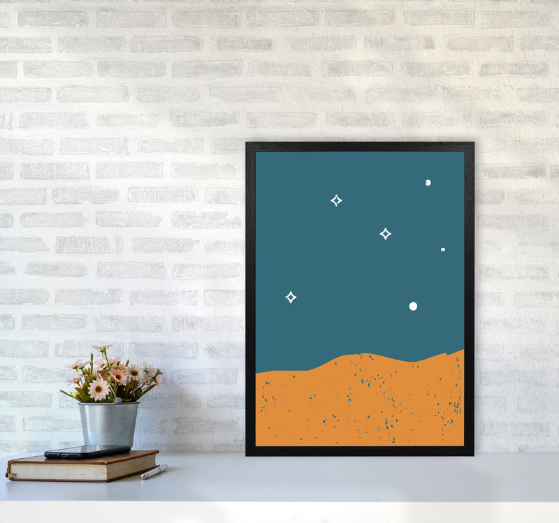 Starry Night Art Print by Jason Stanley A2 White Frame