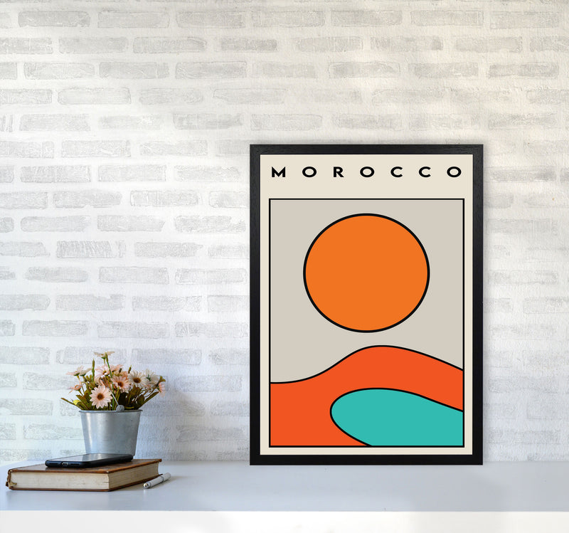 Morocco Vibe Art Print by Jason Stanley A2 White Frame