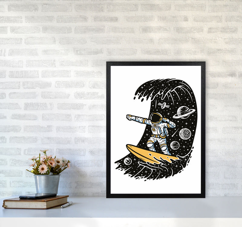 Surf's Up Art Print by Jason Stanley A2 White Frame