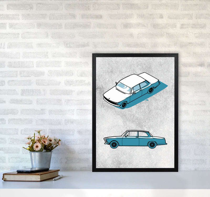 Minimal Car Series I Art Print by Jason Stanley A2 White Frame