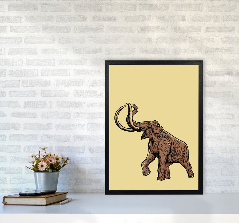 Mammoth Art Print by Jason Stanley A2 White Frame
