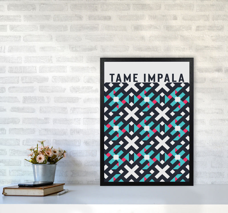 Tame Impala Art Print by Jason Stanley A2 White Frame