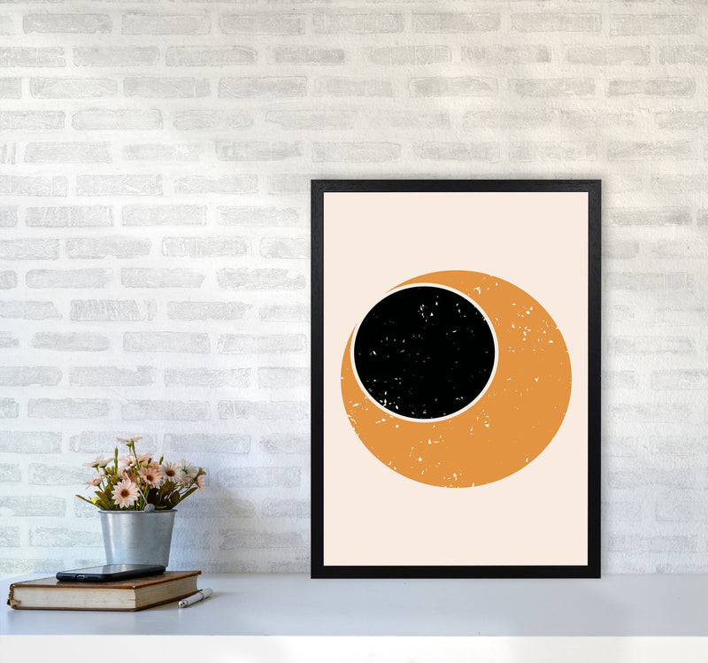Abstract Contemporary Sun Art Print by Jason Stanley A2 White Frame