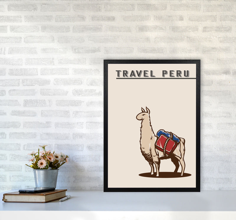 Travel Peru Art Print by Jason Stanley A2 White Frame