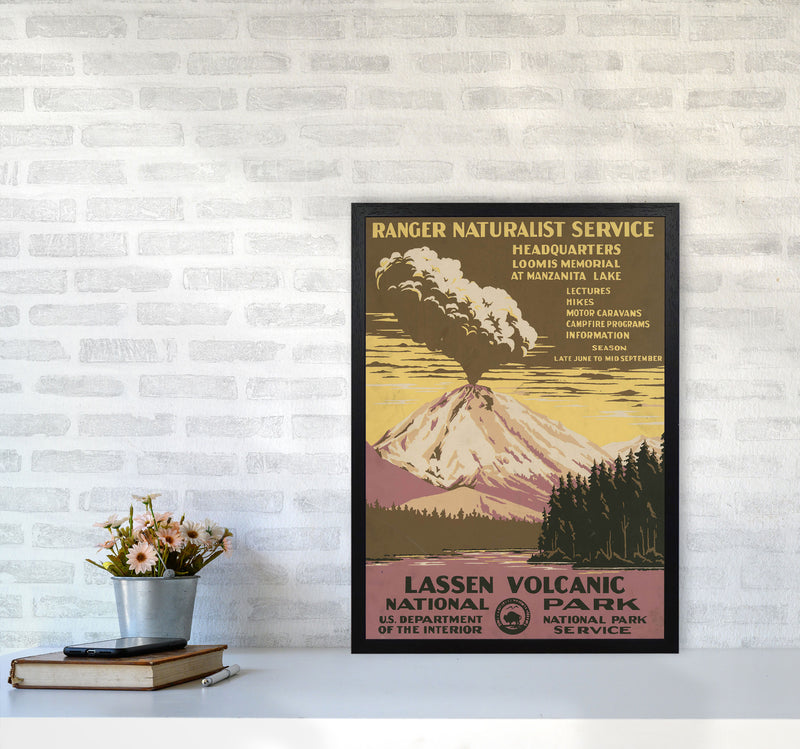 Lassen Volcanic National Park Art Print by Jason Stanley A2 White Frame