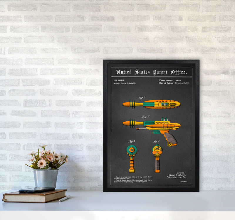 Raygun Art Print by Jason Stanley A2 White Frame