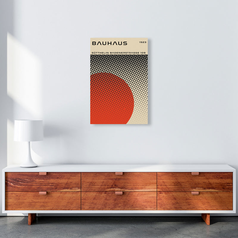 Bauhaus Geometric Red Vibe II Art Print by Jason Stanley A2 Canvas