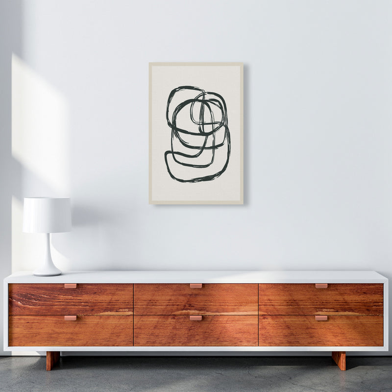 Modern Abstract Shapes 2 Art Print by Jason Stanley A2 Canvas