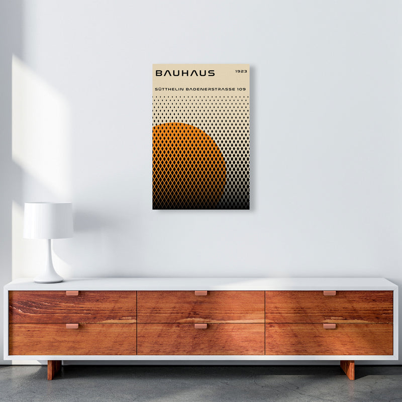 Bauhaus Geometric Yellow Art Print by Jason Stanley A2 Canvas