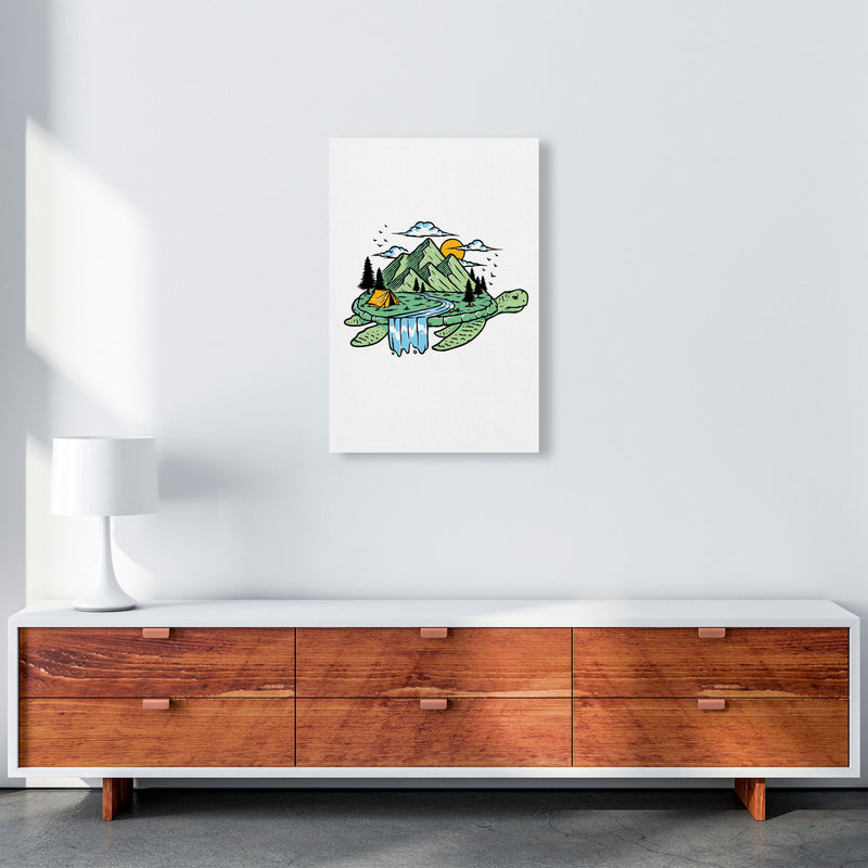 Turtles All The Way Down Art Print by Jason Stanley A2 Canvas