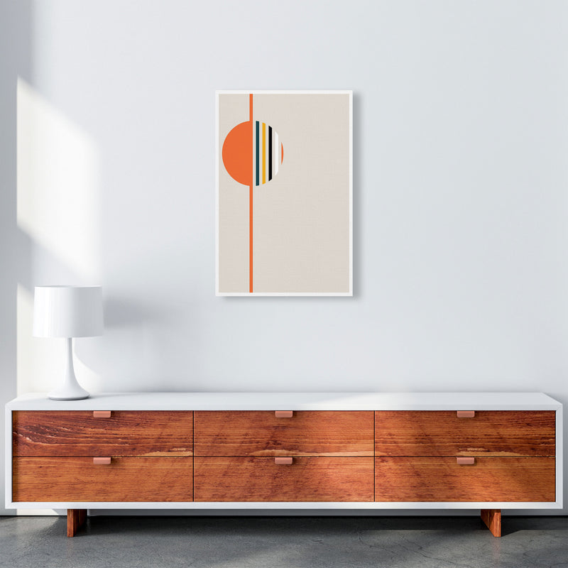 Retro Geometric Circle 4 Art Print by Jason Stanley A2 Canvas