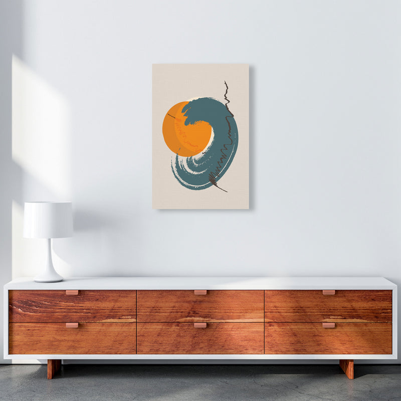 Sunshine Abstract Swirl Art Print by Jason Stanley A2 Canvas