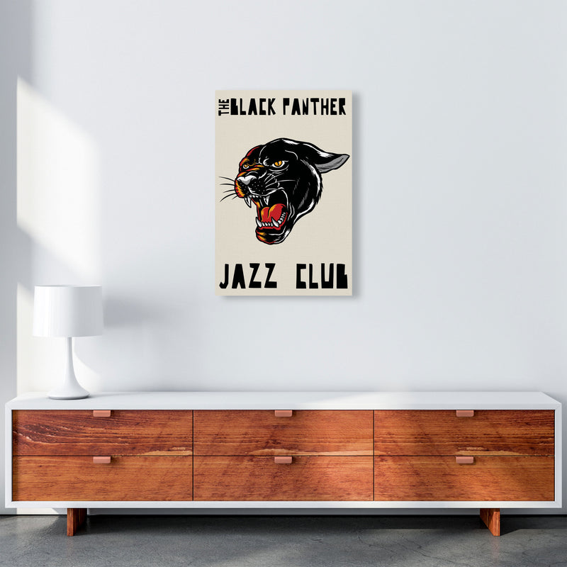 Black Panther Jazz Club Art Print by Jason Stanley A2 Canvas
