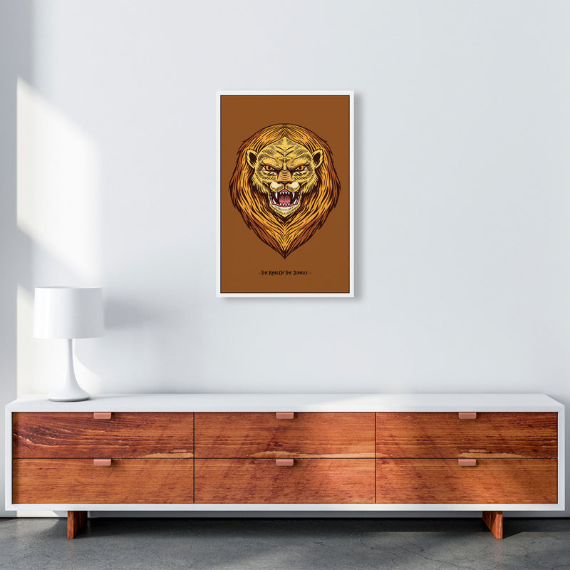 The King Of The Jungle Art Print by Jason Stanley A2 Canvas