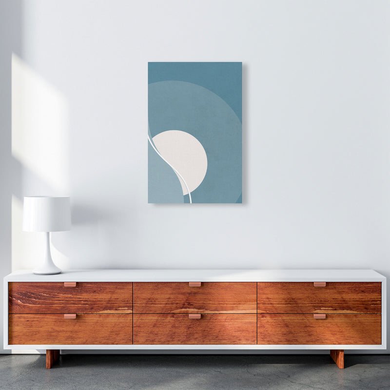 Retro Moon Landscape Art Print by Jason Stanley A2 Canvas