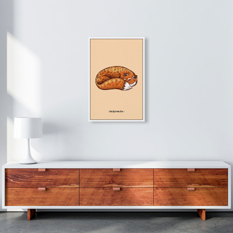 The Resting Fox Art Print by Jason Stanley A2 Canvas