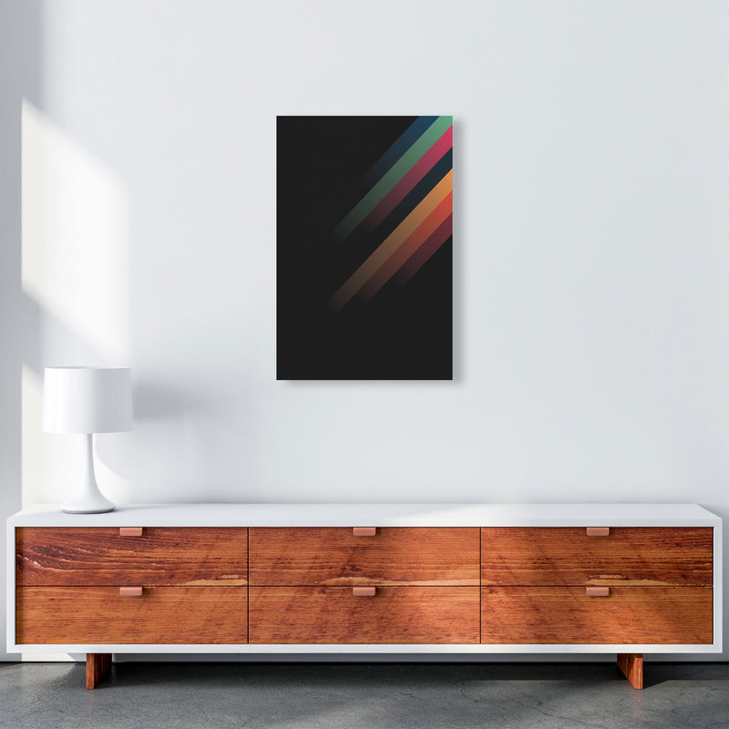 Faded Stripes 2 Art Print by Jason Stanley A2 Canvas