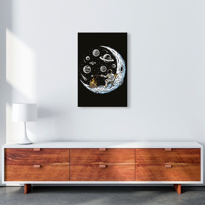 Moon Camp Vibes Art Print by Jason Stanley A2 Canvas