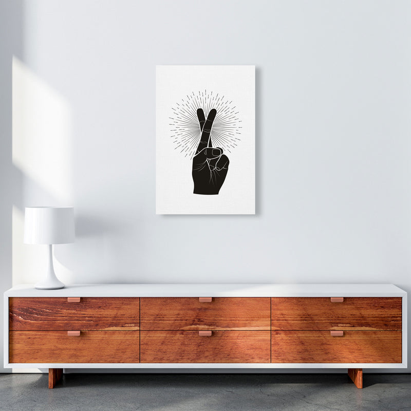 Fingers Crossed Art Print by Jason Stanley A2 Canvas