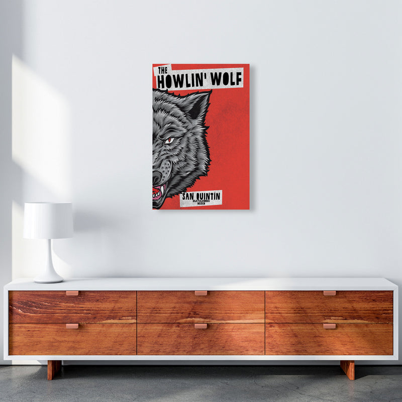 The Howlin Wolf Art Print by Jason Stanley A2 Canvas