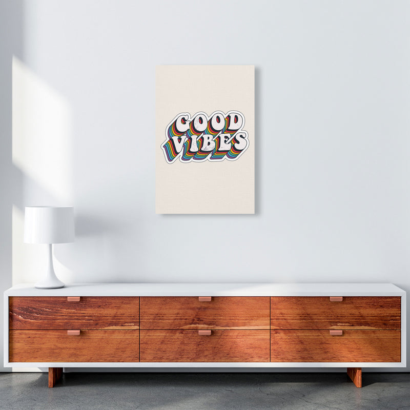 Good Vibes!! Art Print by Jason Stanley A2 Canvas