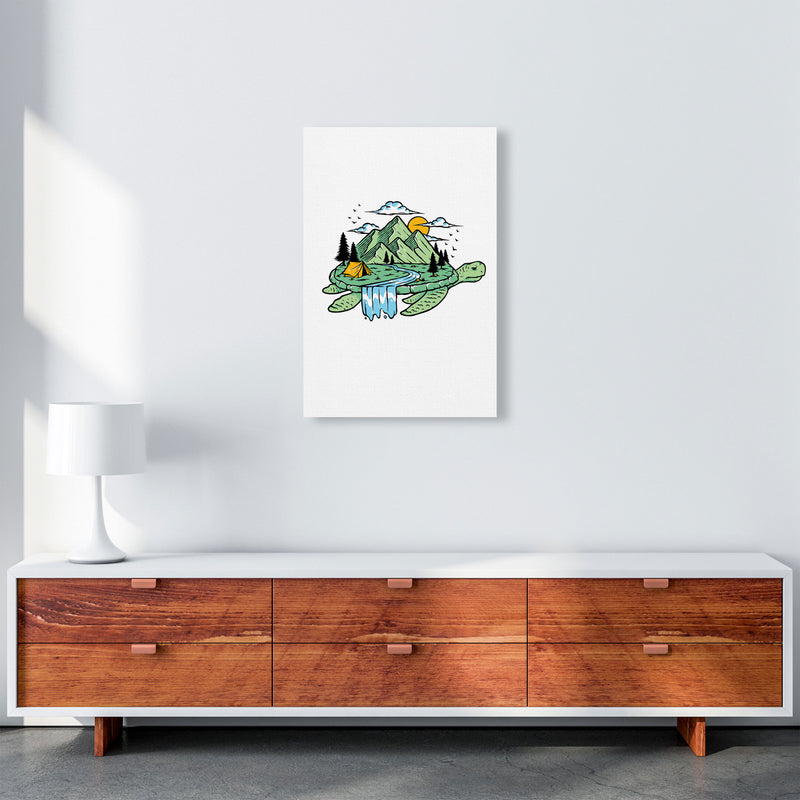 Turtle Power Art Print by Jason Stanley A2 Canvas