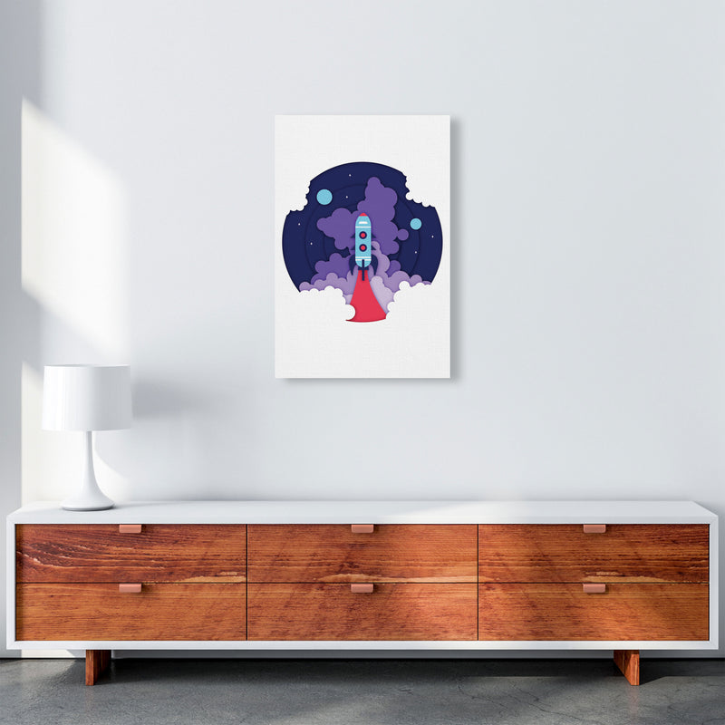 To The Moon Art Print by Jason Stanley A2 Canvas