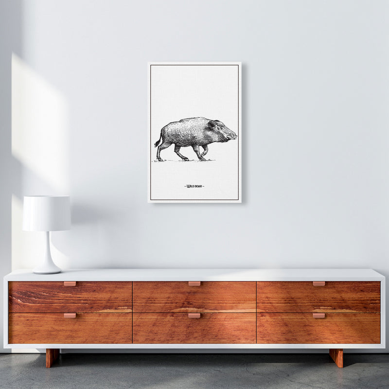 Wild Boar Art Print by Jason Stanley A2 Canvas