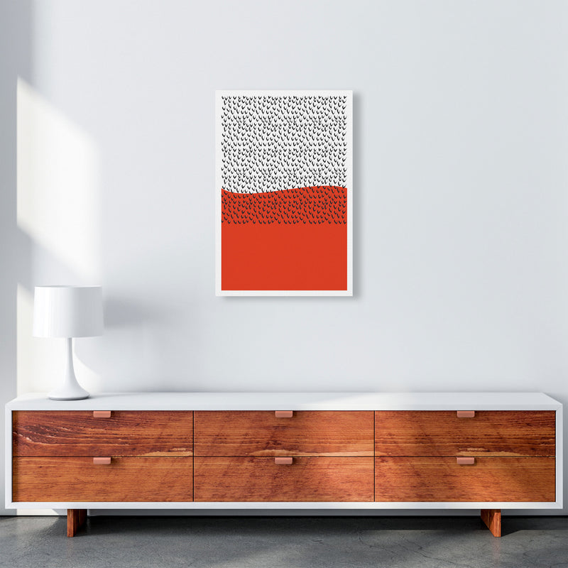 Red Vibe Art Print by Jason Stanley A2 Canvas